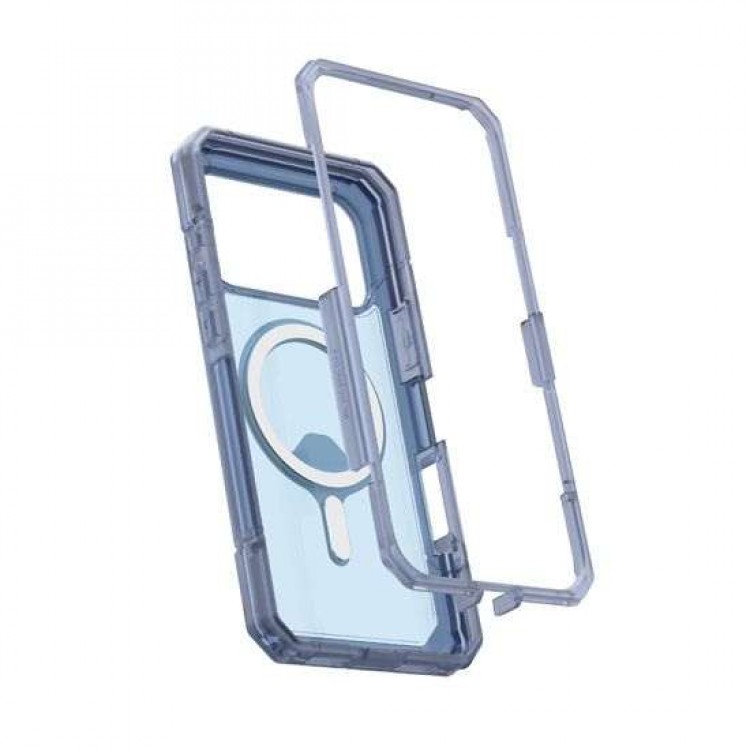 Case UAG Trooper MagSafe με Προστατευτικό πλαίσιο/θύρα φόρτισης for Apple iPhone 17 Pro MAX 6.9 5G 2025 - Cloud ΜΠΛΕ - 114522114151