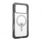Case UAG Trooper MagSafe με Προστατευτικό πλαίσιο/θύρα φόρτισης for Apple iPhone 17 Pro MAX 6.9 5G 2025 - Ash/ΔΙΑΦΑΝΟ - 114522114G31