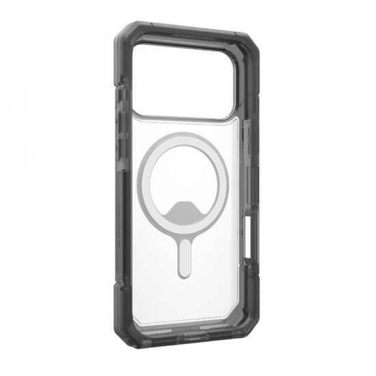 Case UAG Trooper MagSafe με Προστατευτικό πλαίσιο/θύρα φόρτισης for Apple iPhone 17 Pro MAX 6.9 5G 2025 - Ash/ΔΙΑΦΑΝΟ - 114522114G31