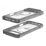Case UAG Trooper MagSafe με Προστατευτικό πλαίσιο/θύρα φόρτισης for Apple iPhone 17 Pro MAX 6.9 5G 2025 - Ash/ΔΙΑΦΑΝΟ - 114522114G31