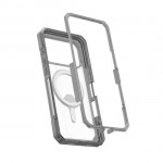 Case UAG Trooper MagSafe με Προστατευτικό πλαίσιο/θύρα φόρτισης for Apple iPhone 17 Pro MAX 6.9 5G 2025 - Ash/ΔΙΑΦΑΝΟ - 114522114G31