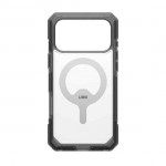 Case UAG Trooper MagSafe με Προστατευτικό πλαίσιο/θύρα φόρτισης for Apple iPhone 17 Pro MAX 6.9 5G 2025 - Ash/ΔΙΑΦΑΝΟ - 114522114G31