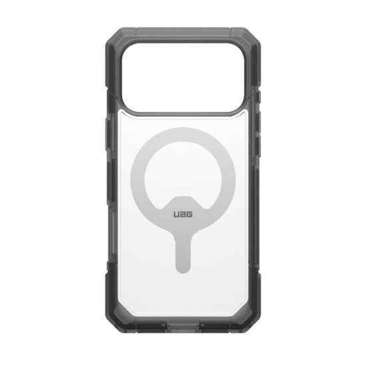 Case UAG Trooper MagSafe με Προστατευτικό πλαίσιο/θύρα φόρτισης for Apple iPhone 17 Pro MAX 6.9 5G 2025 - Ash/ΔΙΑΦΑΝΟ - 114522114G31