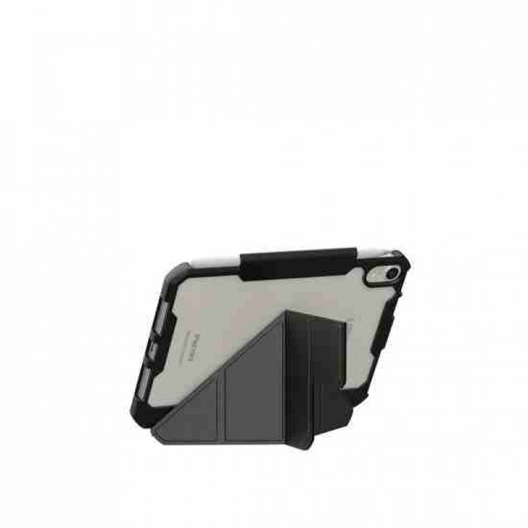 Θήκη UAG folio Essential Armor Pencil Pen Holder για Apple iPad Mini 8.3 (2024/21 - 6ης/7ης Γενιάς) - ΔΙΑΦΑΝΟ ΜΑΥΡΟ - 124485114040