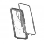 Case UAG Trooper MagSafe με Προστατευτικό πλαίσιο/θύρα φόρτισης για Samsung Galaxy S26 Ultra 6.9 5G 2026 - ΔΙΑΦΑΝΟ/ΓΚΡΙ - 214516114G31