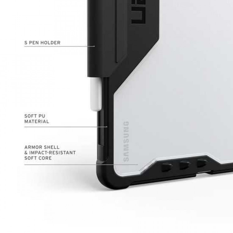 Θήκη UAG Plyo LT Cover Folio για SAMSUNG Galaxy Tab S11 11" 2025 X730 / X736 - ΜΑΥΡΟ ΔΙΑΦΑΝΟ - 224458114043