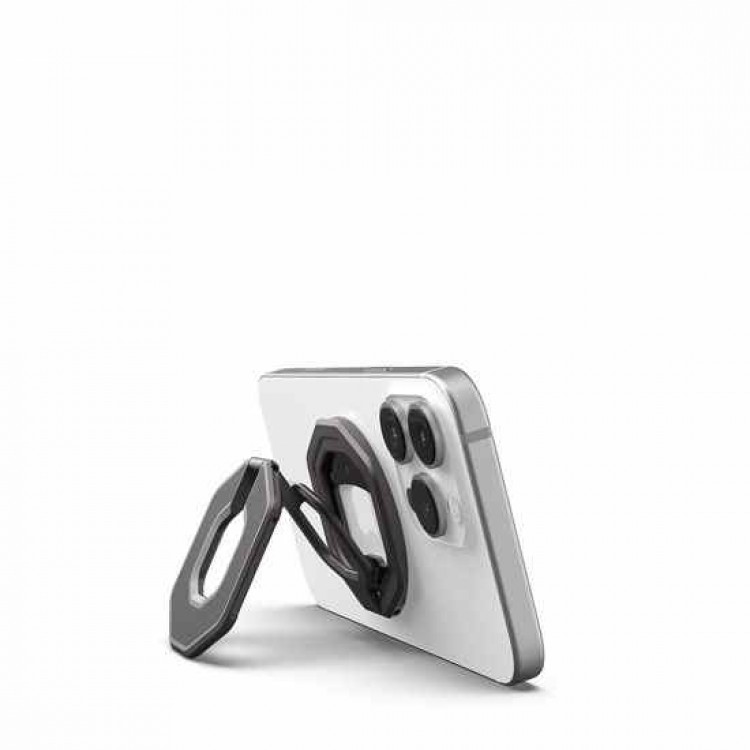 UAG Universal Monarch Mag2 Premium Διπλό Μαγνητικό μεταλλικό δακτυλίδι / Βάση 360 για Μαγνητικές θήκες / Smartphones - ΓΡΑΦΙΤΗΣ - 964446113G30