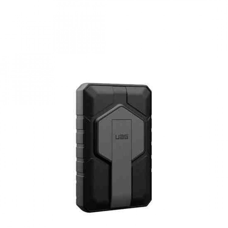 UAG Rugged PowerBank MagSafe με Ενσωματωμένη βάση 10.000 mAh, καλώδιο φόρτισης 1.2m USB-C σε USB-C - ΜΑΥΡΟ/ΓΚΡΙ - 9B4411114030