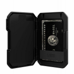 UAG universal MagSafe Μαγνητικό Πορτοφόλι πιστωτικών καρτω΄ν με Βάση στήριξης - ΜΑΥΡΟ Ασημί - 964442114040