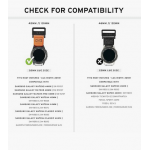 UAG Scout Strap για SAMSUNG Galaxy Watch 42mm, Watch 3 41 mm, Active 1/2 40mm, Watch 6 44/40mm, Watch 6 Classic 47/43 mm, Watch 5 Pro 45 mm, Watch4 44/40 mm - ΜΑΥΡΟ - 291818114040