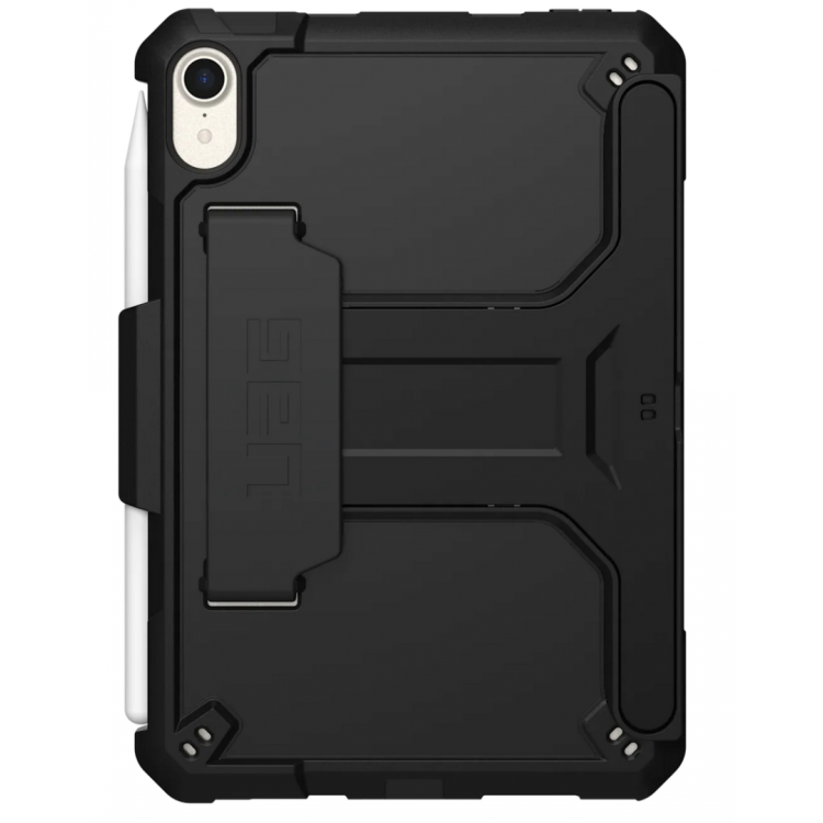 Θήκη UAG SCOUT με βάση και Χειρολαβή για Apple iPad mini 6 2021, mini 7 2024 - MAYΡΟ - ‎POLYBAG - 124014B14040