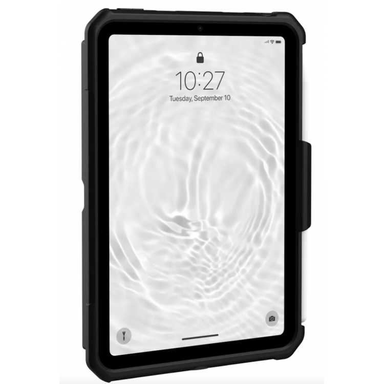 Θήκη UAG SCOUT με βάση και Χειρολαβή για Apple iPad mini 6 2021, mini 7 2024 - MAYΡΟ - ‎POLYBAG - 124014B14040