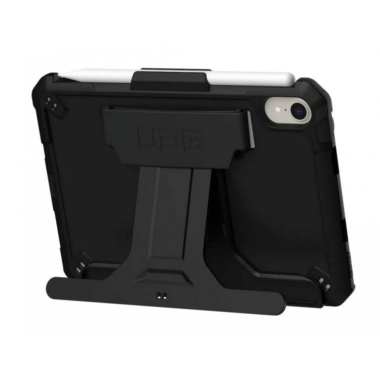 Θήκη UAG SCOUT με βάση και Χειρολαβή για Apple iPad mini 6 2021, mini 7 2024 - MAYΡΟ - ‎POLYBAG - 124014B14040