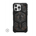Θήκη UAG MONARCH Pro MagSafe Forged Carbon με Copper, Limited Edition , για Apple iPhone 16 Pro MAX 6.7 2024 - ΜΑΥΡΟ ΠΟΡΤΟΚΑΛΙ - 114457114FCU 