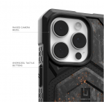 Θήκη UAG MONARCH Pro MagSafe Forged Carbon με Copper, Limited Edition , για Apple iPhone 16 Pro MAX 6.7 2024 - ΜΑΥΡΟ ΠΟΡΤΟΚΑΛΙ - 114457114FCU 