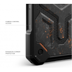 Θήκη UAG MONARCH Pro MagSafe Forged Carbon με Copper, Limited Edition , για Samsung Galaxy S25 Ultra 5G 2025 - ΜΑΥΡΟ ΠΟΡΤΟΚΑΛΙ - 214461114FCU 