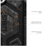 Θήκη UAG MONARCH Pro MagSafe Forged Carbon με Copper, Limited Edition , για Samsung Galaxy S25 Ultra 5G 2025 - ΜΑΥΡΟ ΠΟΡΤΟΚΑΛΙ - 214461114FCU 