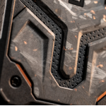 Θήκη UAG MONARCH Pro MagSafe Forged Carbon με Copper, Limited Edition , για Apple iPhone 16 Pro MAX 6.7 2024 - ΜΑΥΡΟ ΠΟΡΤΟΚΑΛΙ - 114457114FCU 