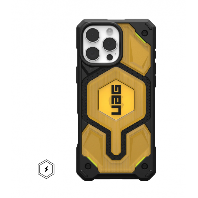 Θήκη UAG MONARCH Pro MagSafe Ultem, Limited Edition , για Apple iPhone 16 Pro MAX 6.7 2024 - Ultem ΜΑΥΡΟ ΚΙΤΡΙΝΟ - 114457118787 