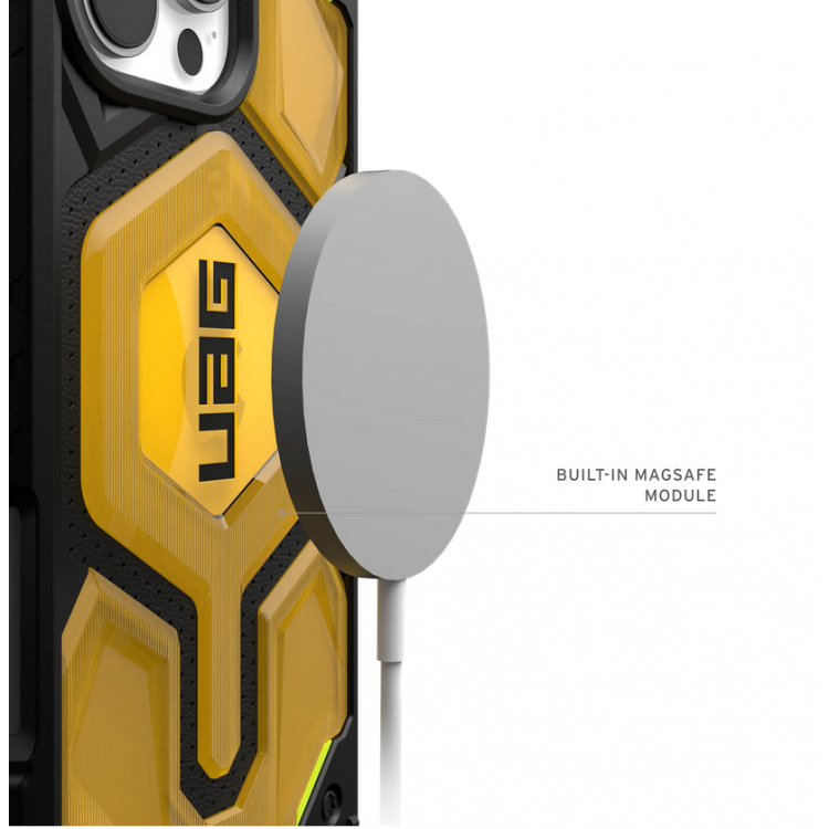 Θήκη UAG MONARCH Pro MagSafe Ultem, Limited Edition , για Apple iPhone 16 Pro MAX 6.7 2024 - Ultem ΜΑΥΡΟ ΚΙΤΡΙΝΟ - 114457118787 