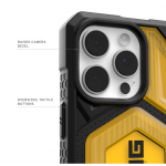 Θήκη UAG MONARCH Pro MagSafe Ultem, Limited Edition , για Apple iPhone 16 Pro MAX 6.7 2024 - Ultem ΜΑΥΡΟ ΚΙΤΡΙΝΟ - 114457118787 