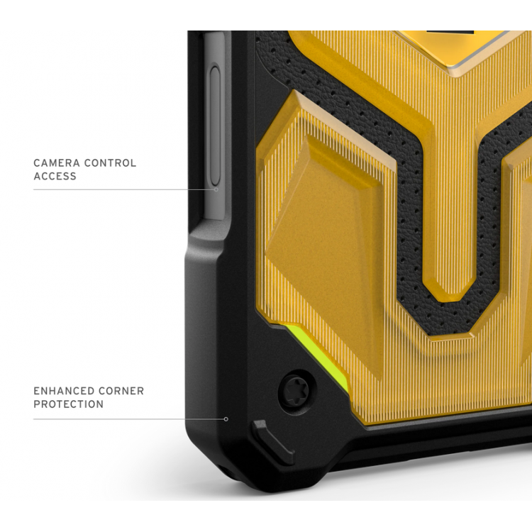Θήκη UAG MONARCH Pro MagSafe Ultem, Limited Edition , για Apple iPhone 16 Pro MAX 6.7 2024 - Ultem ΜΑΥΡΟ ΚΙΤΡΙΝΟ - 114457118787 
