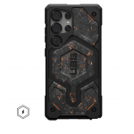 Θήκη UAG MONARCH Pro MagSafe Forged Carbon με Copper, Limited Edition , για Samsung Galaxy S25 Ultra 5G 2025 - ΜΑΥΡΟ ΠΟΡΤΟΚΑΛΙ - 214461114FCU 