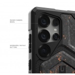Θήκη UAG MONARCH Pro MagSafe Forged Carbon με Copper, Limited Edition , για Samsung Galaxy S25 Ultra 5G 2025 - ΜΑΥΡΟ ΠΟΡΤΟΚΑΛΙ - 214461114FCU 