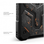 Θήκη UAG MONARCH Pro MagSafe Forged Carbon με Copper, Limited Edition , για Samsung Galaxy S25 Ultra 5G 2025 - ΜΑΥΡΟ ΠΟΡΤΟΚΑΛΙ - 214461114FCU 