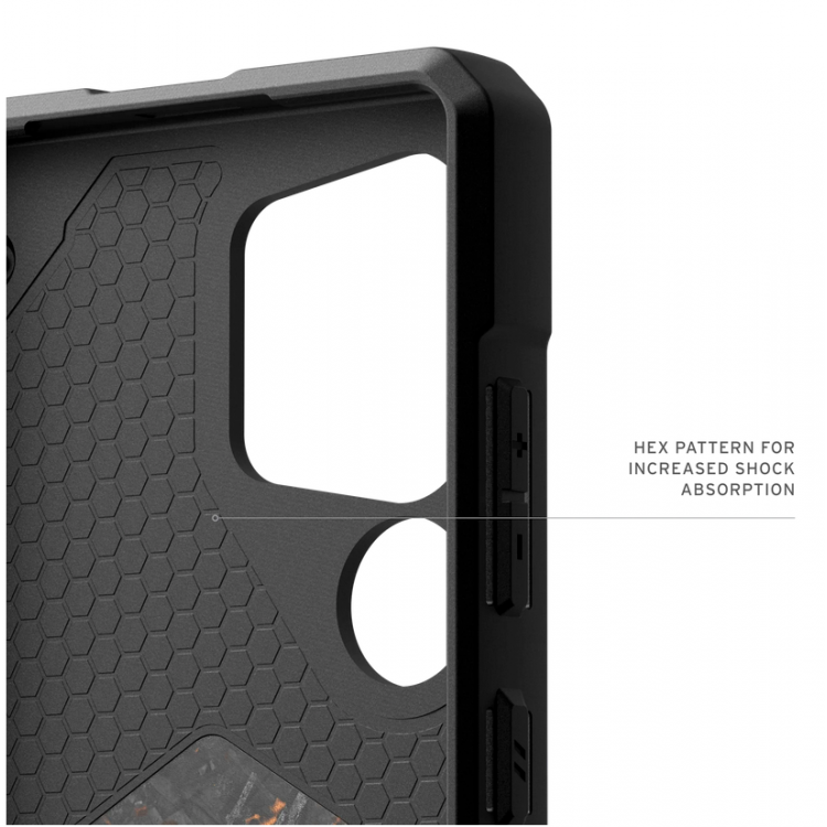 Θήκη UAG MONARCH Pro MagSafe Forged Carbon με Copper, Limited Edition , για Samsung Galaxy S25 Ultra 5G 2025 - ΜΑΥΡΟ ΠΟΡΤΟΚΑΛΙ - 214461114FCU 