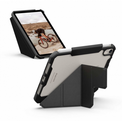Θήκη UAG folio Essential Armor Pencil Pen Holder για Apple iPad Mini 8.3 (2024/21 - 6ης/7ης Γενιάς) - ΔΙΑΦΑΝΟ ΜΑΥΡΟ - 124485114040