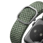 UNIQ Aspen Braided DE Strap Λουράκι για Apple Watch series 4/5/6/7/SE/8/9/10 - 38/40/41/42mm - ΠΡΑΣΙΝΟ / Cypress ΧΑΚΙ  - UNIQ410CYPGRN