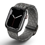 UNIQ Aspen Braided BAND Λουράκι για Apple Watch series 4/5/6/7/SE/8/9/Ultra 1/2 - 42/44/45/46/49mm - Pebble ΓΚΡΙ - UNIQ579PEBGRY