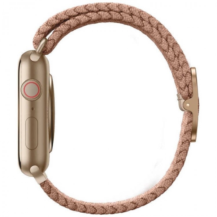UNIQ Aspen Braided DE Strap Λουράκι για Apple Watch series 4/5/6/7/SΕ/8/9 - 40mm/41mm/38mm - citrus Pink - UNIQ576CITPNK