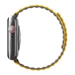 UNIQ Revix Reversible Μαγνητικό BAND Λουράκι για Apple Watch series 4/5/6/7/SE/8/9/10/Ultra 1/2 - 44/45/46/49mm - ΚΙΤΡΙΝΟ/ΧΑΚΙ - UNIQ740