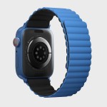 UNIQ Revix Reversible Μαγνητικό BAND Λουράκι για Apple Watch series 4/5/6/7/SE 44/45mm - ΜΑΥΡΟ ΜΠΛΕ - UNIQ627BLKBLU
