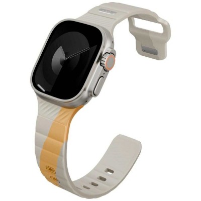 UNIQ Stride De Rubber BAND Λουράκι για Apple Watch series 4/5/6/7/SE/8/910/Ultra 1/2/3 - 42/44/45/46/49mm - ΜΠΕΖ - UNIQ1540