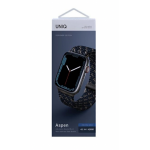 UNIQ Aspen Braided DE Strap Λουράκι για Apple Watch series 4/5/6/7/SΕ - 45/44/42mm - Obsidian ΜΠΛΕ - UNIQ578BLU