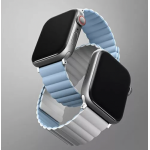UNIQ Revix Reversible Μαγνητικό BAND Λουράκι για Apple Watch series 4/5/6/7/SE/8/9/Ultra - 44/45/49mm - ΛΕΥΚΟ ΜΠΛΕ - UNIQ818