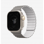UNIQ Revix Reversible Μαγνητικό BAND Λουράκι για Apple Watch series 4/5/6/7/8/SE & ULTRA 42/44/45/49mm - ΓΚΡΙ ΛΕΥΚΟ - UNIQ-49MM-REVAGRYDWHT