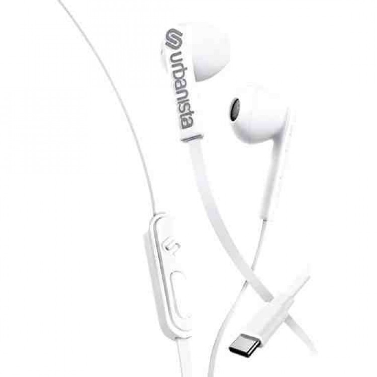 Urbanista Ακουστικά με Μικρόφωνο, San Francisco με θύρα USB-C, για Android, iOS / Windows - ΛΕΥΚΟ - UR-1037403