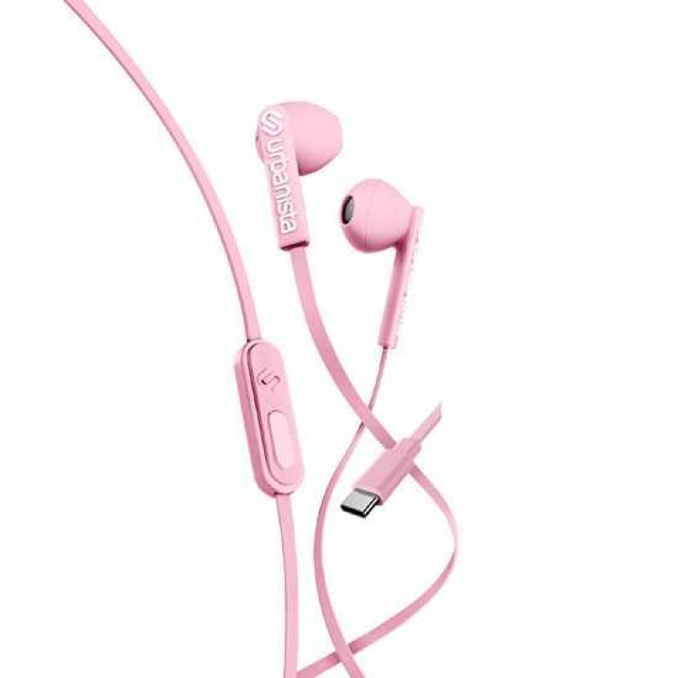 Urbanista Ακουστικά με Μικρόφωνο, San Francisco με θύρα USB-C, για Android, iOS / Windows - ΡΟΖ - UR-1037404