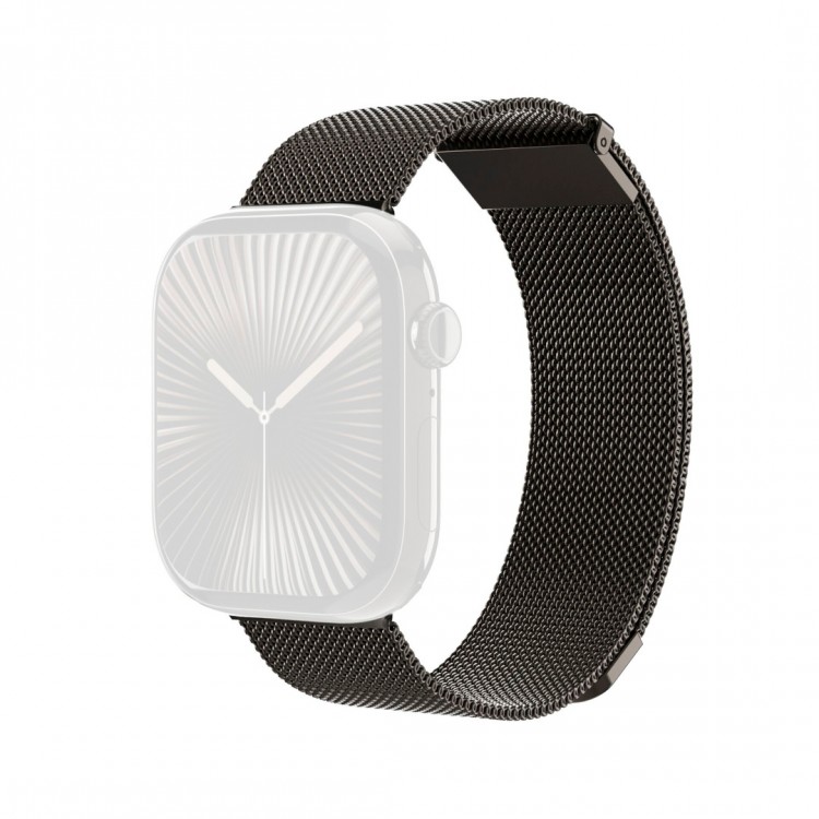 Vonmählen Metal Milanese Loop 2 BAND Λουράκι για Apple Watch SERIES - One Size (44/45/46/49mm) - ΓΚΡΙ ΓΡΑΝΙΤΗΣ - AWS00176