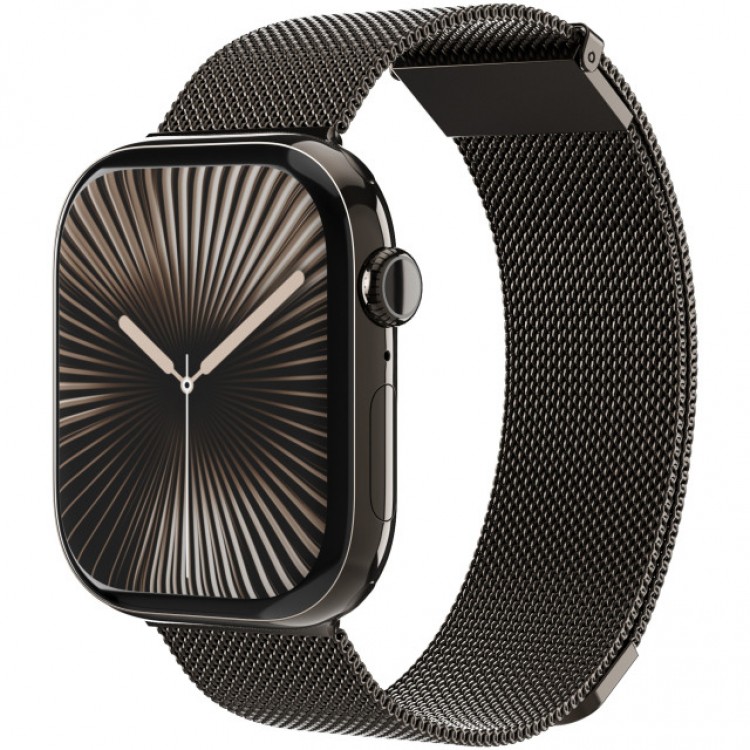 Vonmählen Metal Milanese Loop 2 BAND Λουράκι για Apple Watch SERIES - One Size (44/45/46/49mm) - ΓΚΡΙ ΓΡΑΝΙΤΗΣ - AWS00176