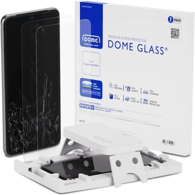 WHITESTONE DOME Γυαλί προστασίας UV LED KIT Fullcover 2-SET 3D 9H 0.33MM FULL CURVED για GOOGLE PIXEL 8 PRO  - ΔΙΑΦΑΝΟ - 2 TEM