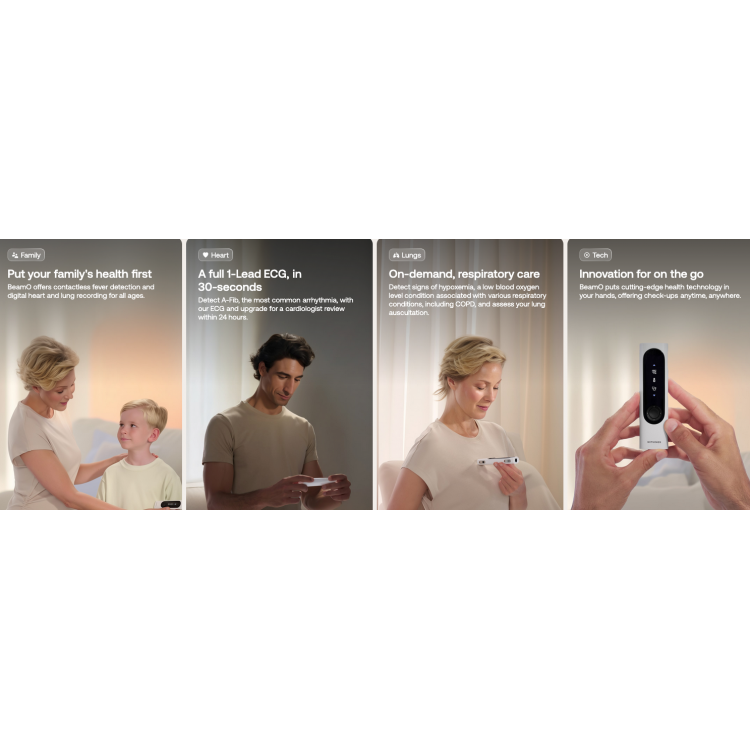 WITHINGS Beam'O Health multiscan Ιατρικό Όργανο Μέτρησης 4-σε-1 - ΛΕΥΚΟ - WI-SCT02-02