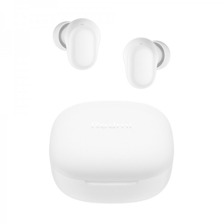 Xiaomi Ασύρματα ακουστικά Earbuds Redmi Buds 6 Play - Bluetooth 5.4, Noise Cancellation, Ergonomic Design - ΛΕΥΚΟ