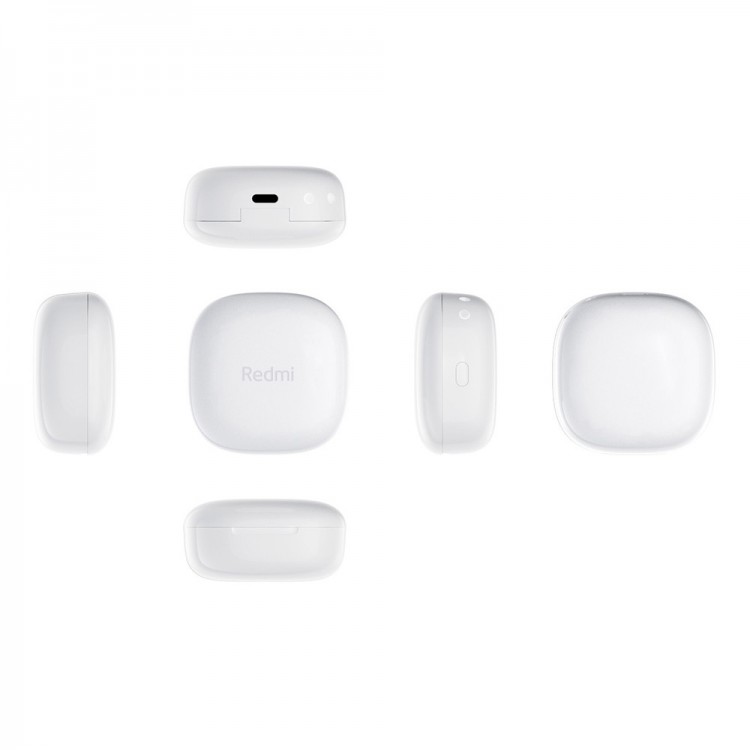 Xiaomi Ασύρματα ακουστικά Earbuds Redmi Buds 6 Play - Bluetooth 5.4, Noise Cancellation, Ergonomic Design - ΛΕΥΚΟ
