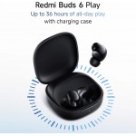Xiaomi Ασύρματα ακουστικά Earbuds Redmi Buds 6 Play - Bluetooth 5.4, Noise Cancellation, Ergonomic Design - ΛΕΥΚΟ
