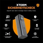 XTORM Nova Pro Ultra FastCharge USB-C Powerbank Αλουμινίου 27K, 140W, 27.600mA με Smart Οθόνη για Notebook,Smartphones,Tablets - XT-XNP276 - ΓΚΡΙ ΜΑΥΡΟ